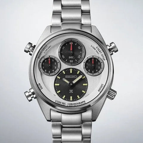 Brand New Seiko Speedtimer 110th Anniversary Limited Edition (3500pcs) Solar SBER009 / SFJ009
