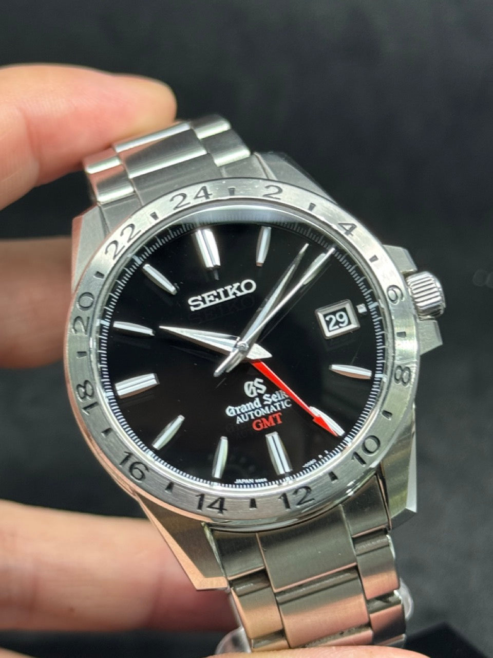 Pre Owned Grand Seiko Sport Collection 9S Mechanical Double Logo Automatic GMT SBGM027 SBGM027G