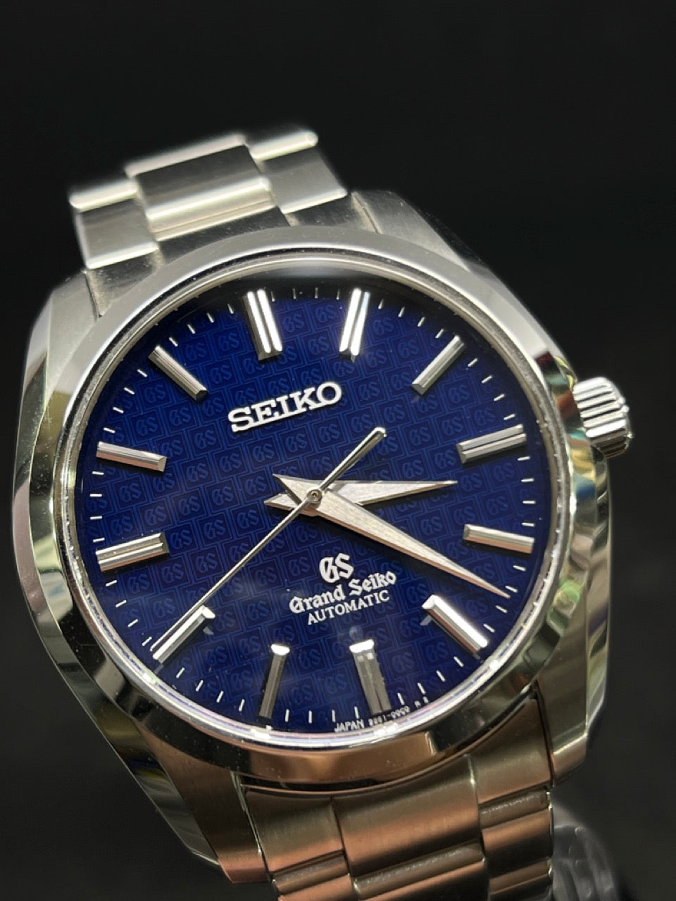 Pre Owned Grand Seiko 55th Anniversary Limited Edition (500pcs) Double Logo Blue Dial SBGR097 SBGR097G