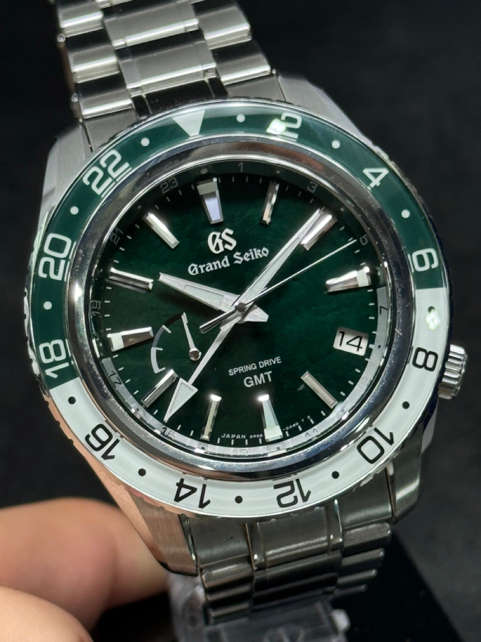 Pre Owned Grand Seiko Sport Collection Spring Drive GMT 'Hotaka' Triple Time Zone SBGE295 SBGE295G