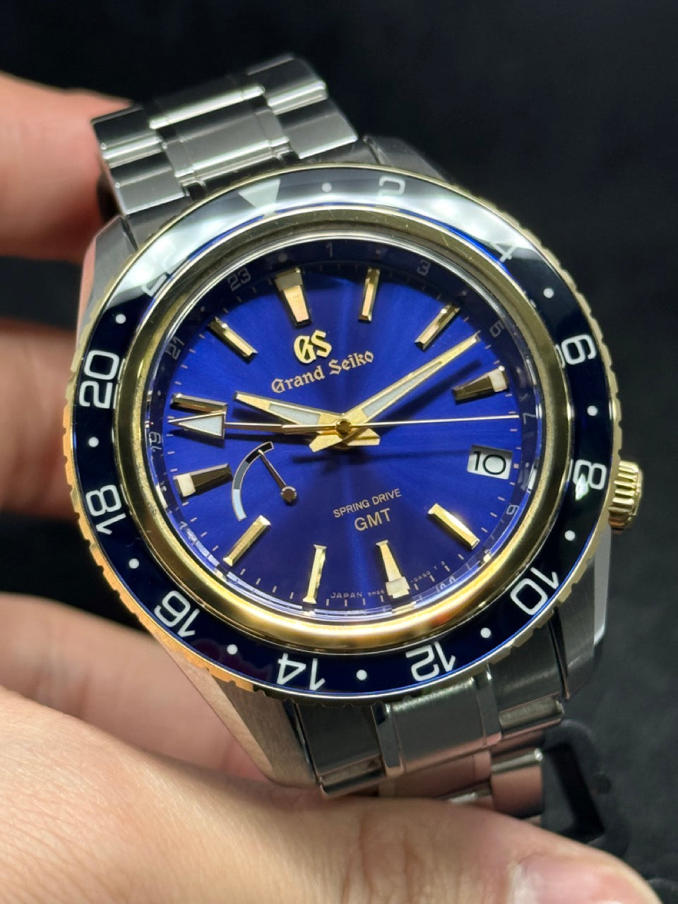 Pre Owned Grand Seiko Sport Collection 18K Gold Spring Drive GMT SBGE248 SBGE248G