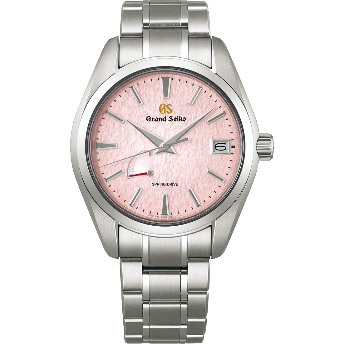 Brand New Grand Seiko Heritage Collection Spring Drive 20th Anniversary Limited Edition (1500pcs) 'Pink Snowflake' Titanium SBGA497 SBGA497G