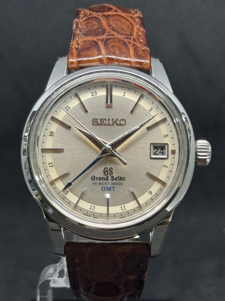 Pre Owned Grand Seiko Double Logo Hi-Beat GMT SBGJ017 SBGJ017G