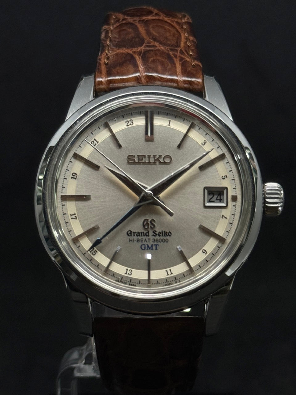 Pre Owned Grand Seiko Double Logo Hi-Beat GMT SBGJ017 SBGJ017G