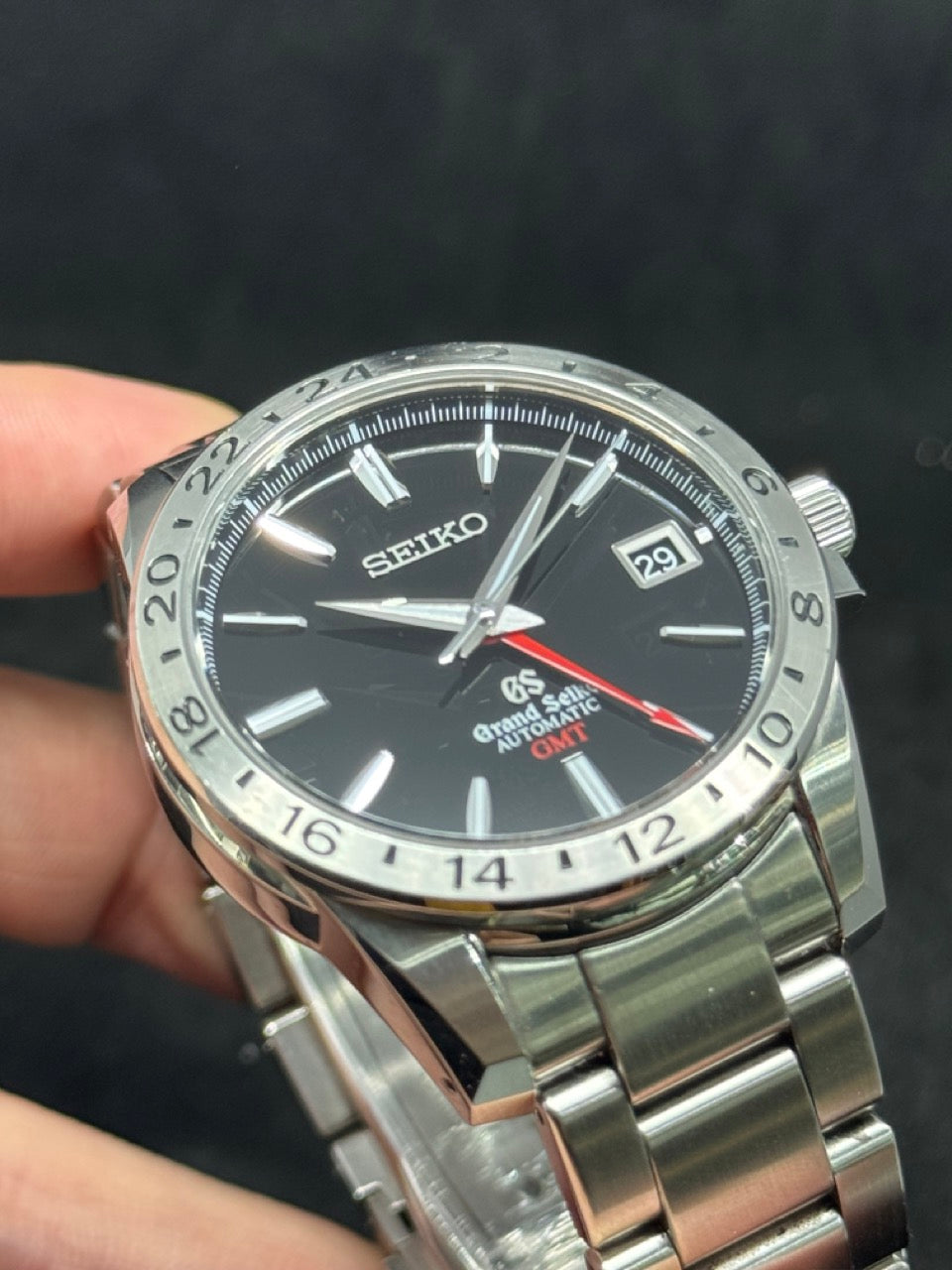 Pre Owned Grand Seiko Sport Collection 9S Mechanical Double Logo Automatic GMT SBGM027 SBGM027G