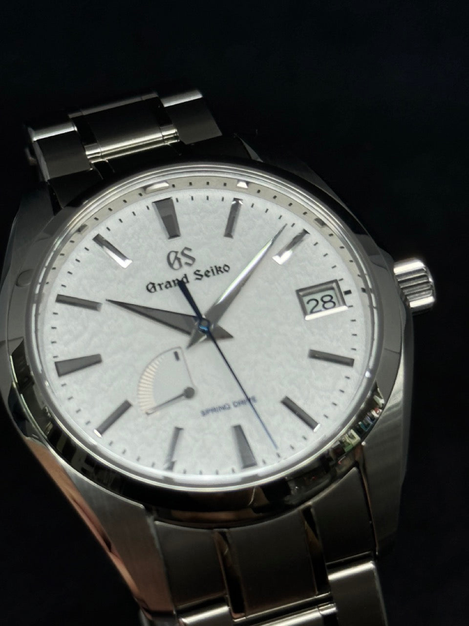 Pre Owned Grand Seiko Heritage Collection Spring Drive Titanium 'Snowflake' SBGA211 SBGA211G