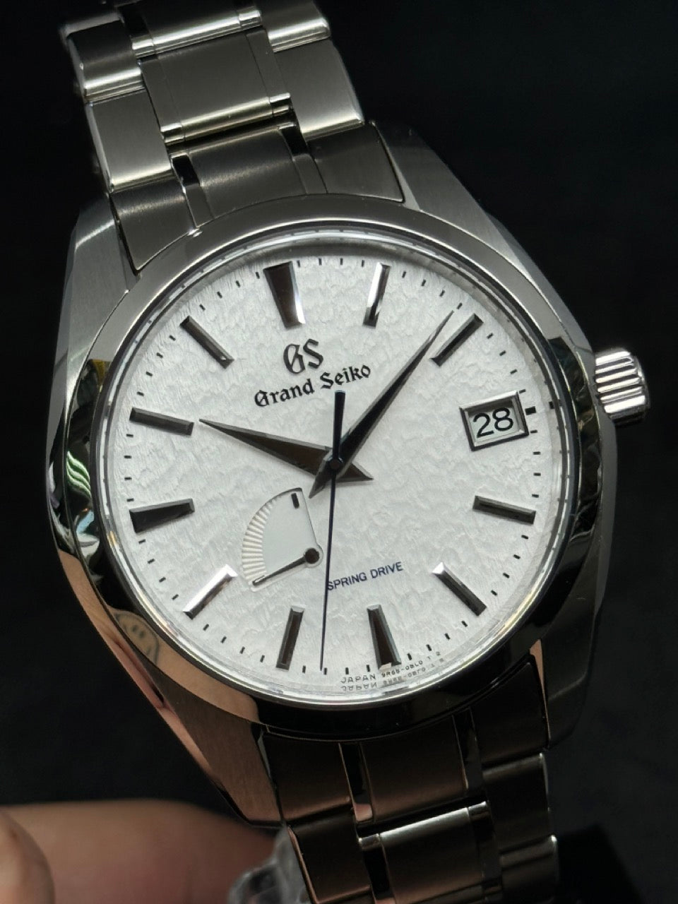 Pre Owned Grand Seiko Heritage Collection Spring Drive Titanium 'Snowflake' SBGA211 SBGA211G