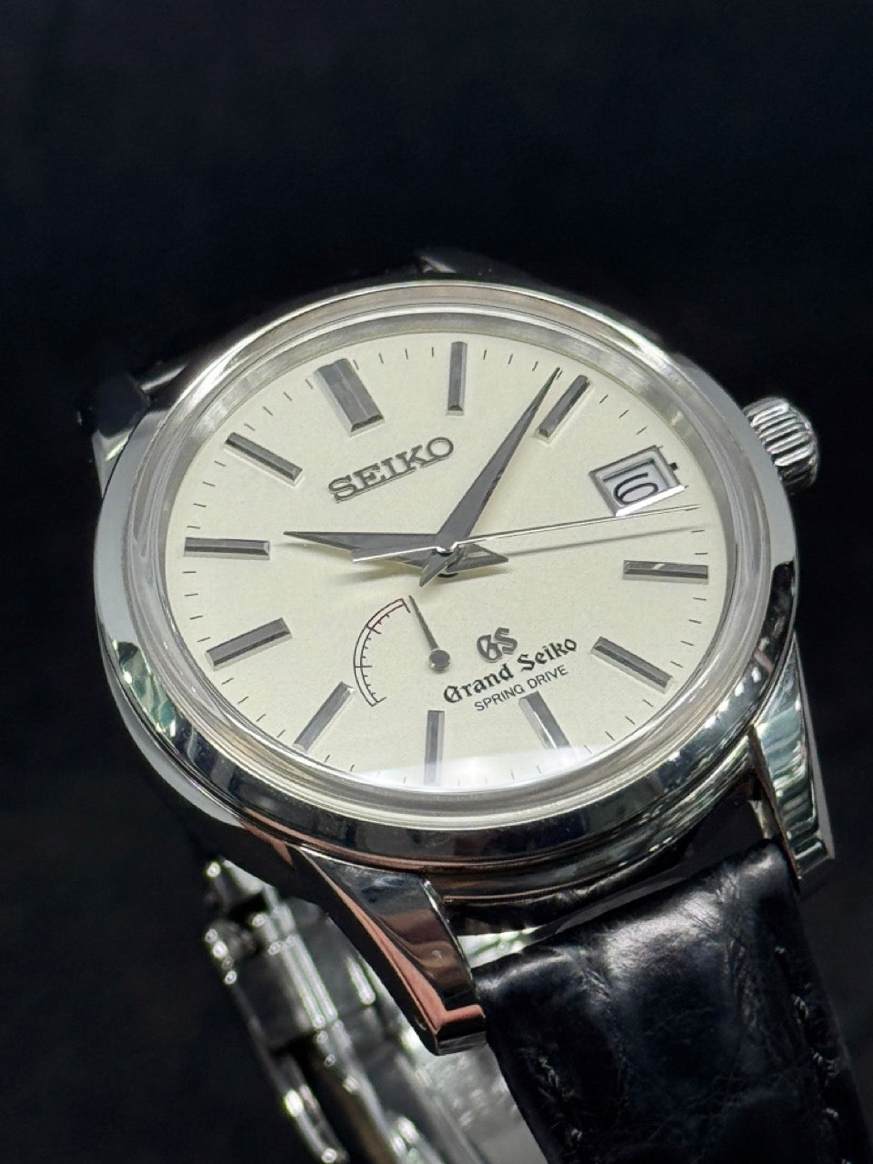 Pre Owned Grand Seiko Spring Drive Automatic Double Logo SBGA093 SBGA093G