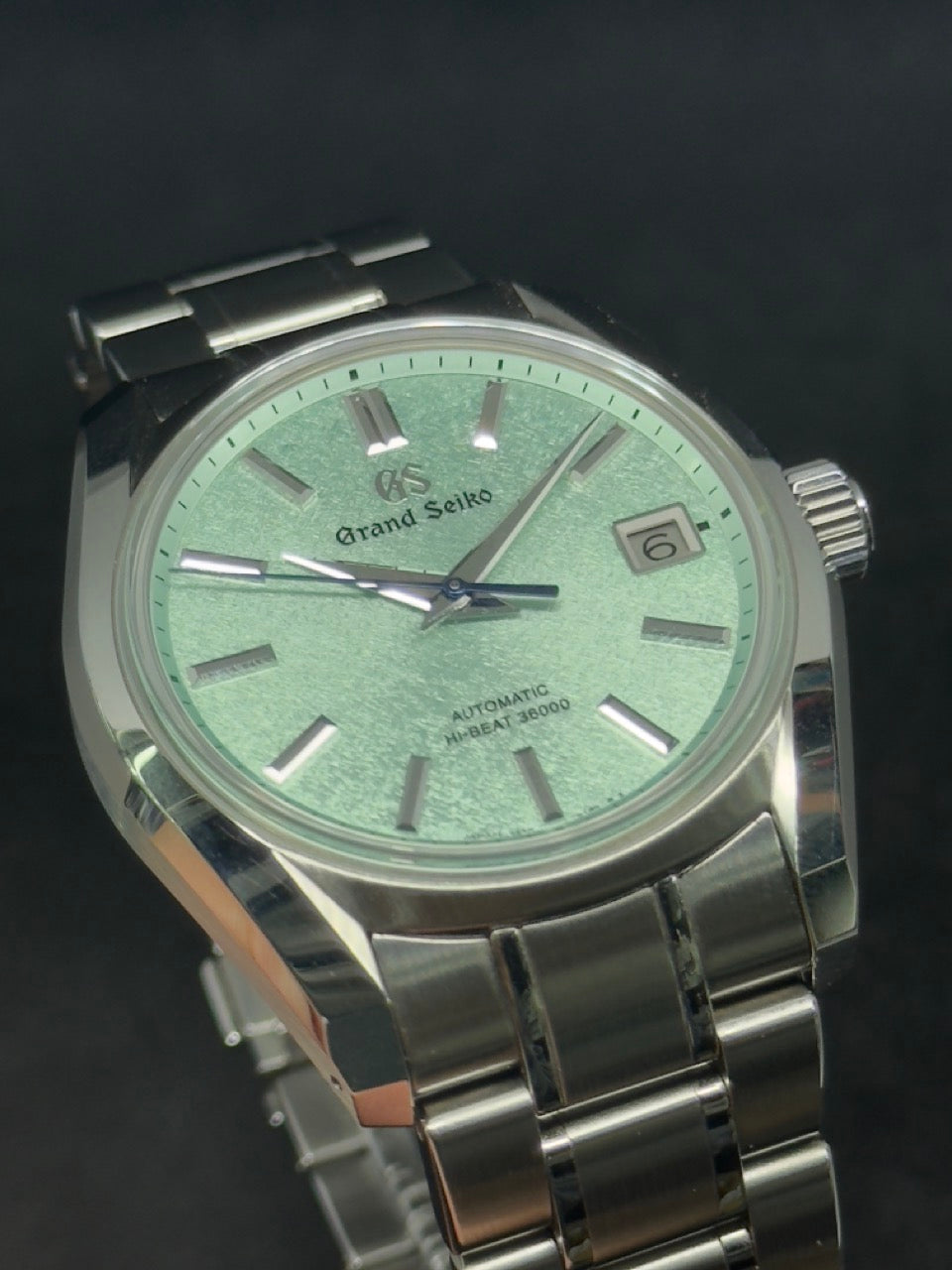 Pre Owned Grand Seiko Heritage Collection Limited Edition (100pcs) 'Grain Rain' Hi-Beat 36000 SBGH321 SBGH321G