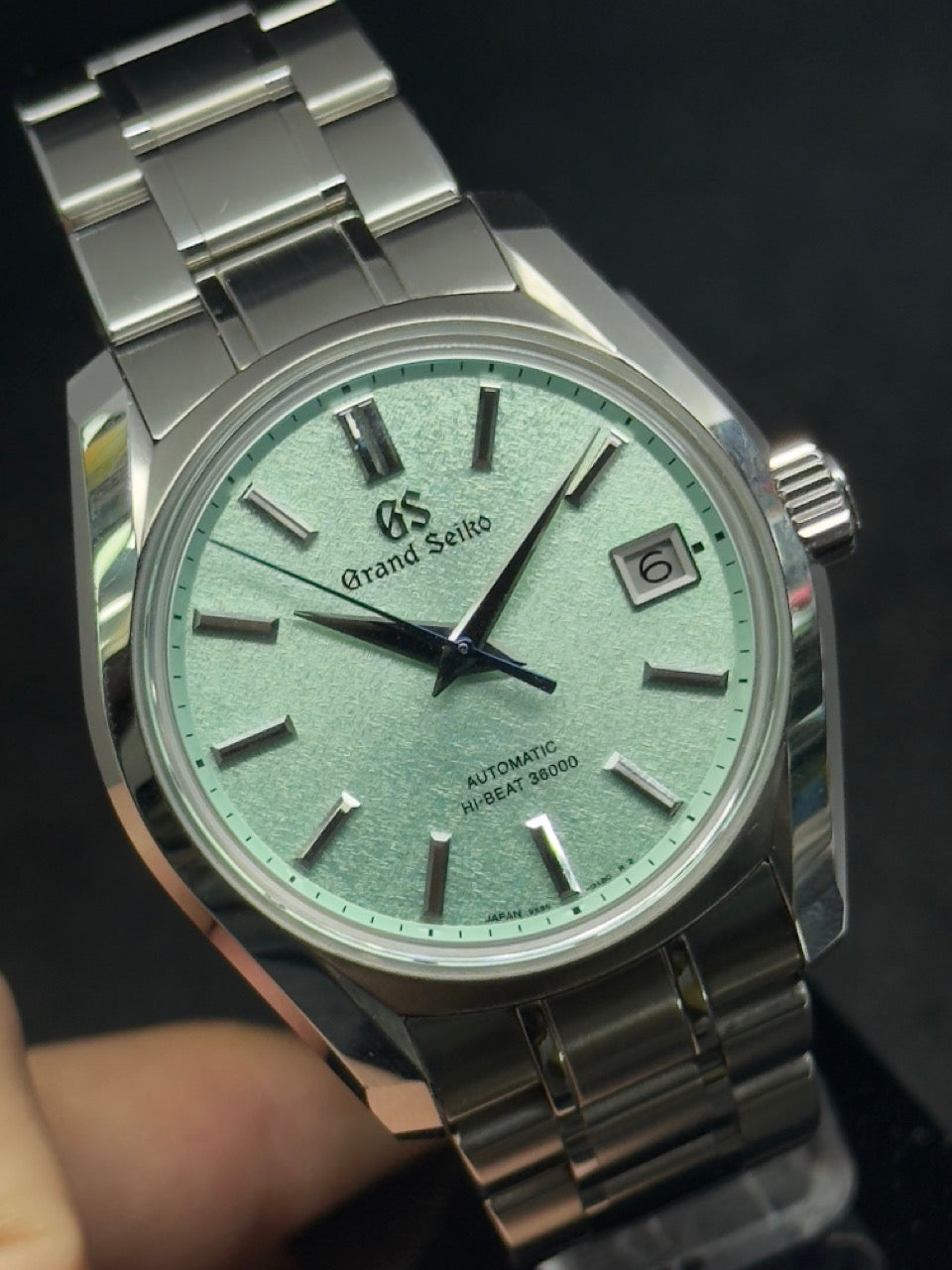 Pre Owned Grand Seiko Heritage Collection Limited Edition (100pcs) 'Grain Rain' Hi-Beat 36000 SBGH321 SBGH321G