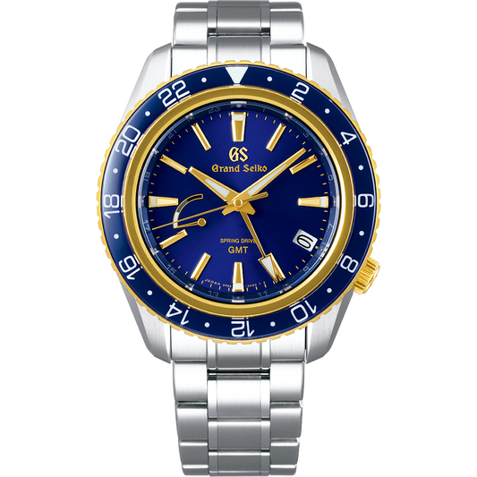 Pre Owned Grand Seiko Sport Collection 18K Gold Spring Drive GMT SBGE248 SBGE248G