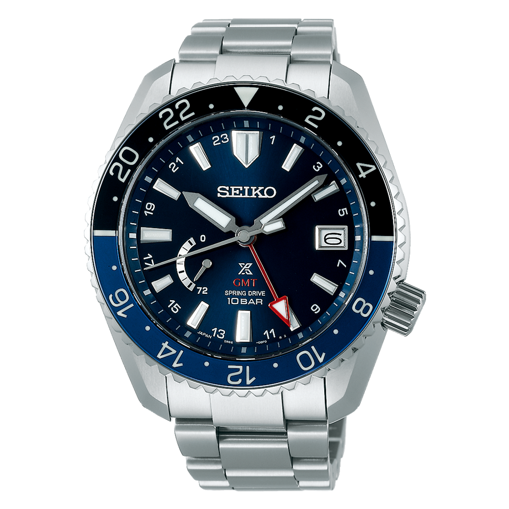 Brand New Seiko Prospex LX Line Skymaster Spring Drive GMT SNR033 SNR033J1