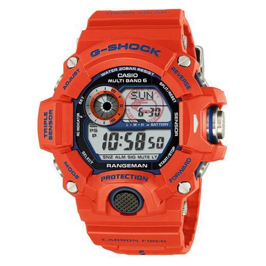 Brand New G Shock 2015 x "KOBE CITY FIRE BUREAU" RANGEMAN Orange GW-9400FBJ-4JF